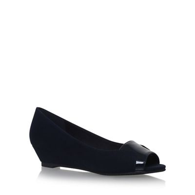 Blue 'Alina' low heel sandals